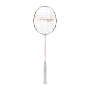 Li-Ning Windstorm 72 S Badminton Racket (White/Gold/Blue)