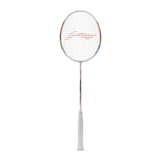Li-Ning Windstorm 72 S Badminton Racket (White/Gold/Blue)