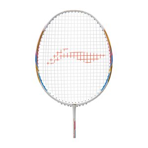 Li-Ning Windstorm 72 S Badminton Racket (White/Gold/Blue)