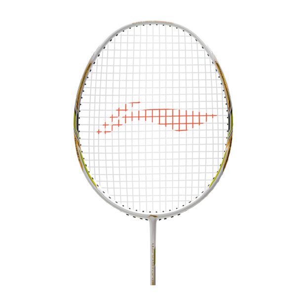 Li-Ning Windstorm 72 S Badminton Racket (White/Gold/Lime)