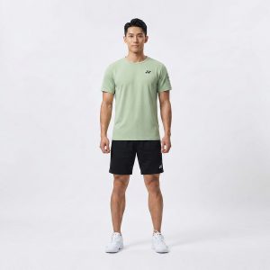 Yonex 2620 Men Round Next Badminton Tshirt (Laurel Green)