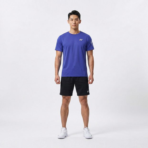 Yonex 2620 Men Round Next Badminton Tshirt (Patriot Blue)