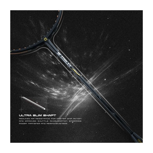 Apacs Z Ziggler Next Gen Badminton Racket (Black)