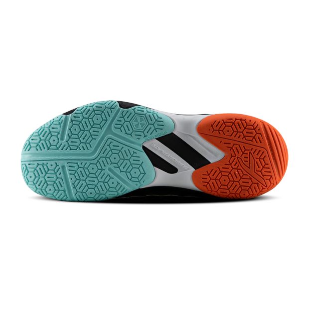 Hundred Hyper Court Badminton Shoes (Black/Orange/Blue)