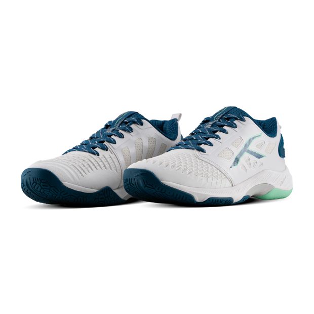 Hundred Hyper Court Badminton Shoes (White/Blue)