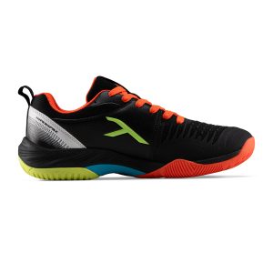 Hundred Hyper Spike Badminton Shoes (Black/Orange/Lime/Blue)