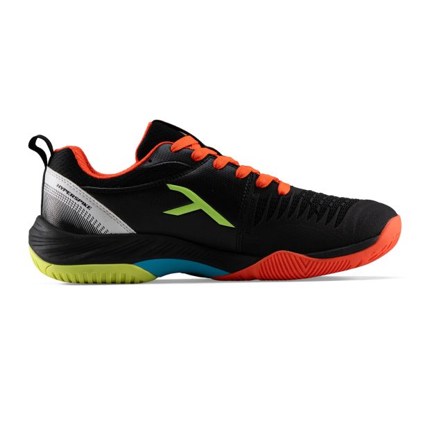 Hundred Hyper Spike Badminton Shoes (Black/Orange/Lime/Blue)
