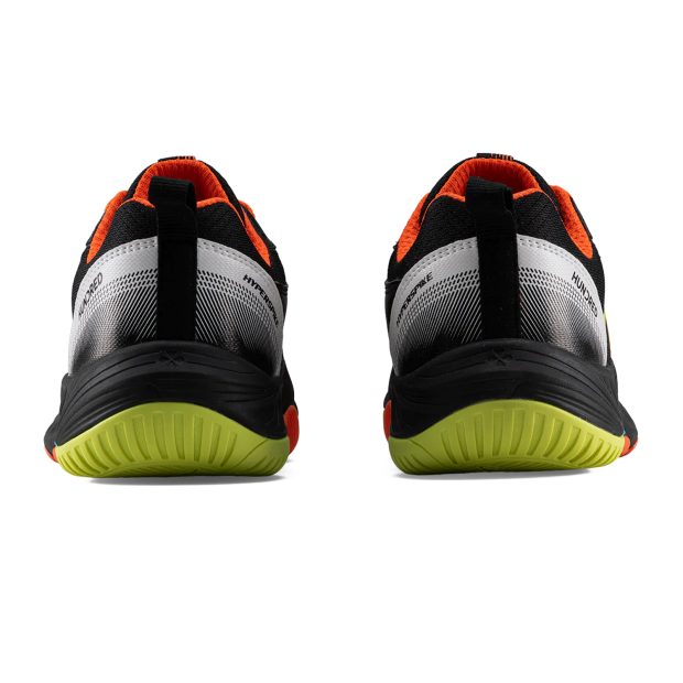Hundred Hyper Spike Badminton Shoes (Black/Orange/Lime/Blue)
