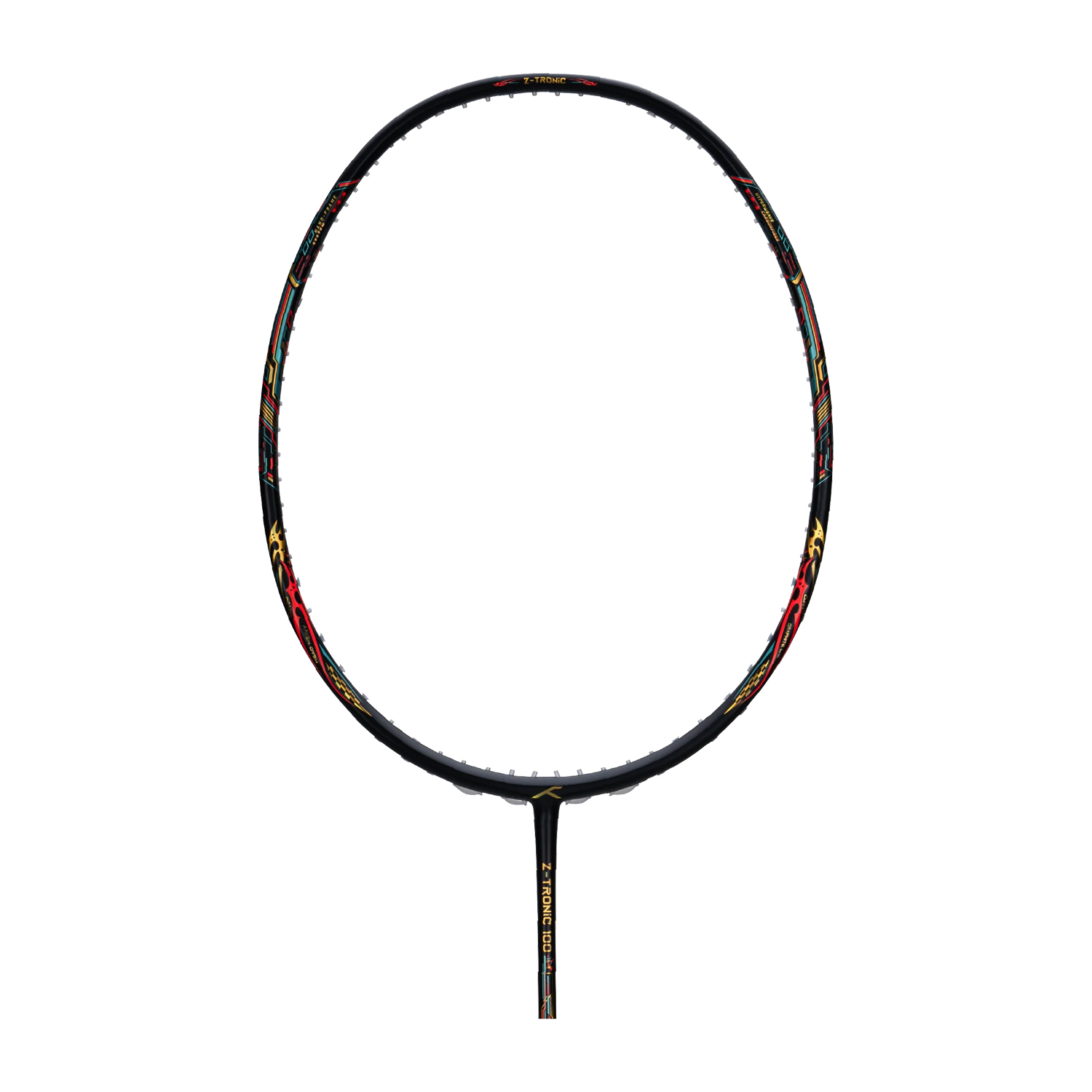 Hundred Z Tronic 100 Badminton Racket (Black/White)