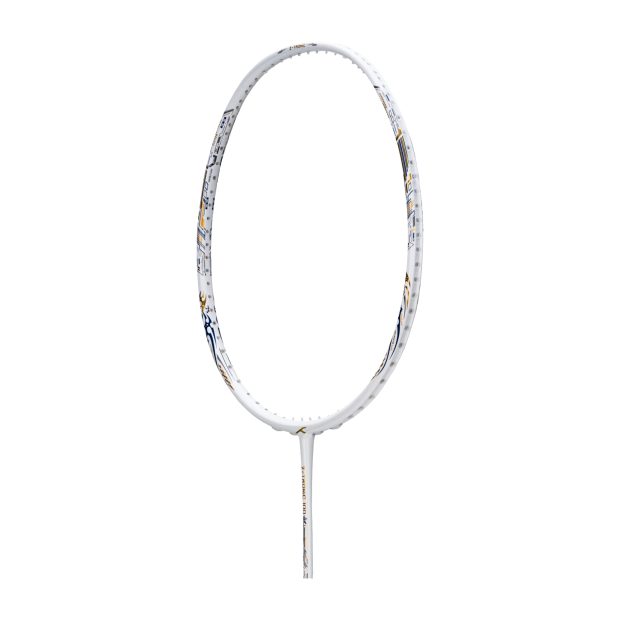 Hundred Z Tronic 100 Badminton Racket (White/Gold)