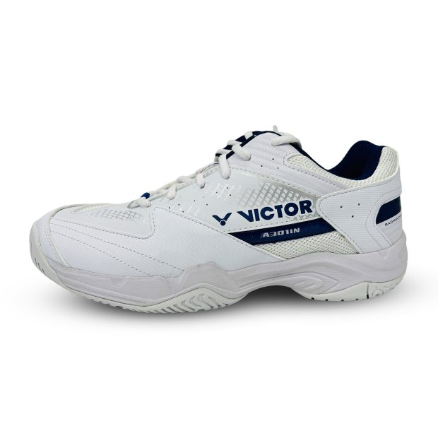 Victor A301 IN Badminton Shoes (White)
