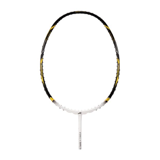 Hundred Atomic X Dark Sword Badminton Racket (White/Black)