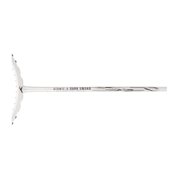 Hundred Atomic X Dark Sword Badminton Racket (White/Black)
