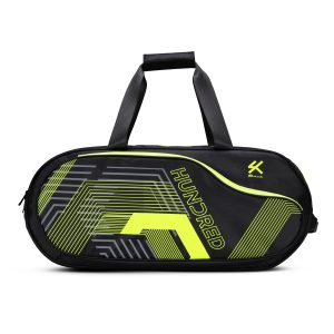 Hundred Matrix Badminton Kitbag (Black/Neon Lime)