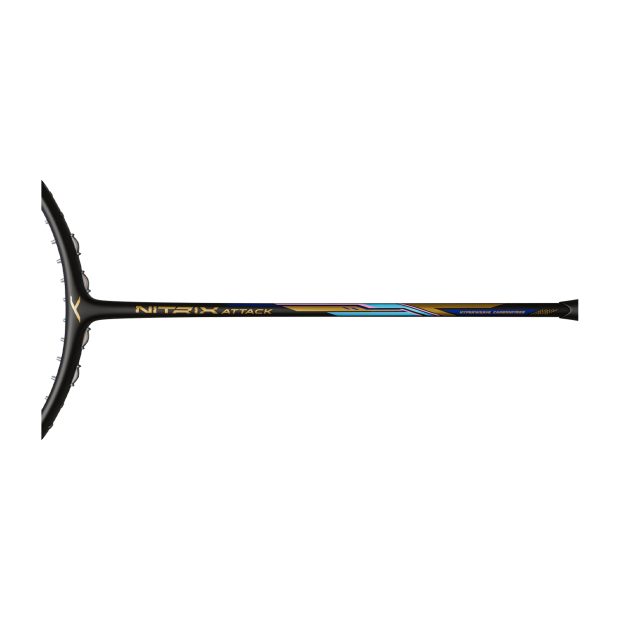 Hundred Nitrix Attack Badminton Racket (Black)