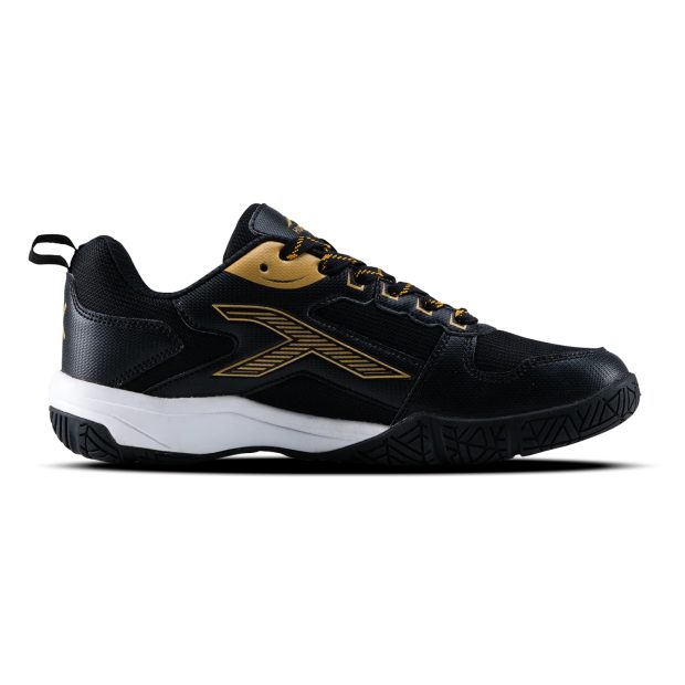 Hundred Quantum Badminton Shoes (Black/Gold)