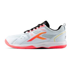 Hundred Raze Badminton Shoes (Light BlueOrange/Black/Yellow)