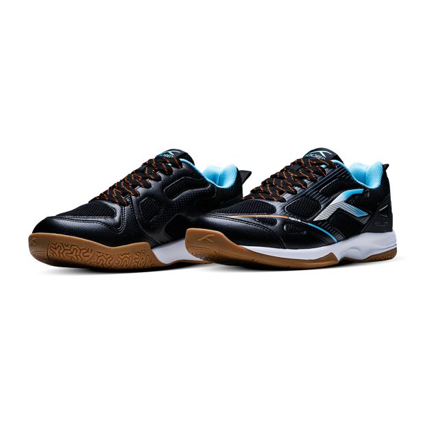Hundred Raze Pro Badminton Shoes (Black/White/Blue)
