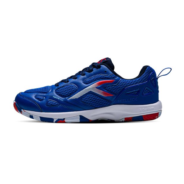 Hundred Raze Pro Badminton Shoes (Blue/Red/Navy)