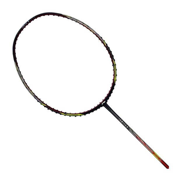 Li-Ning Ignite 8 Badminton Racket (Cool Gray/Bull Red)