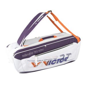 Victor BR5223 AJ Badminton Kitbag (White/Purple)