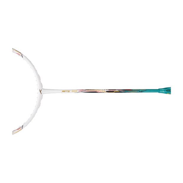 Hundred Battle 600 Badminton Racket (White/Verdigris/Gold)