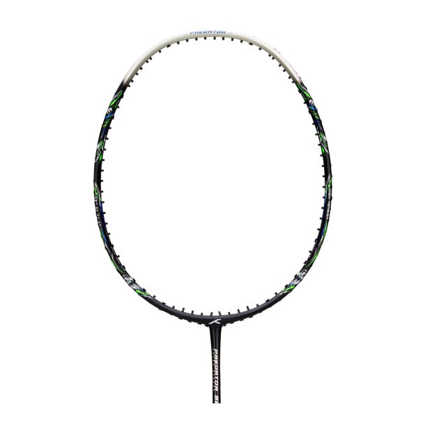 Hundred Predator 82 Extra Strong Badminton Racket (Black/Silver)