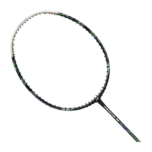 Hundred Predator 82 Extra Strong Badminton Racket (Black/Silver)