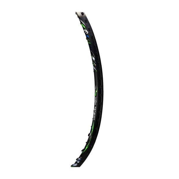 Hundred Predator 82 Extra Strong Badminton Racket (Black/Silver)