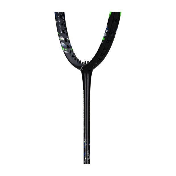 Hundred Predator 82 Extra Strong Badminton Racket (Black/Silver)