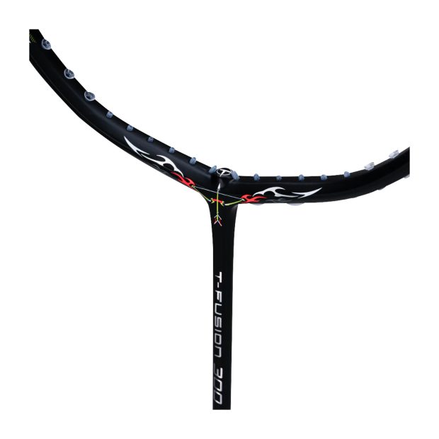 Hundred T-Fusion 300 Badminton Racket 4U (Black)