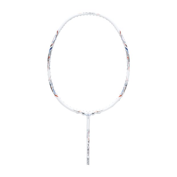 Hundred T-Fusion 300 Badminton Racket 5U (White/Silver)