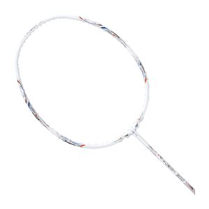 Hundred T-Fusion 300 Badminton Racket 5U (White/Silver)
