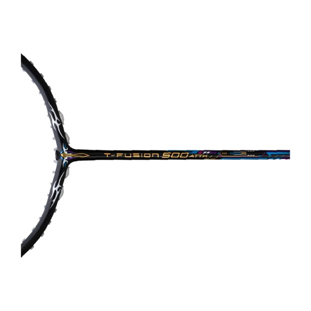 Hundred T-Fusion 500 ATTK Badminton Racket (Black/Charcoal)