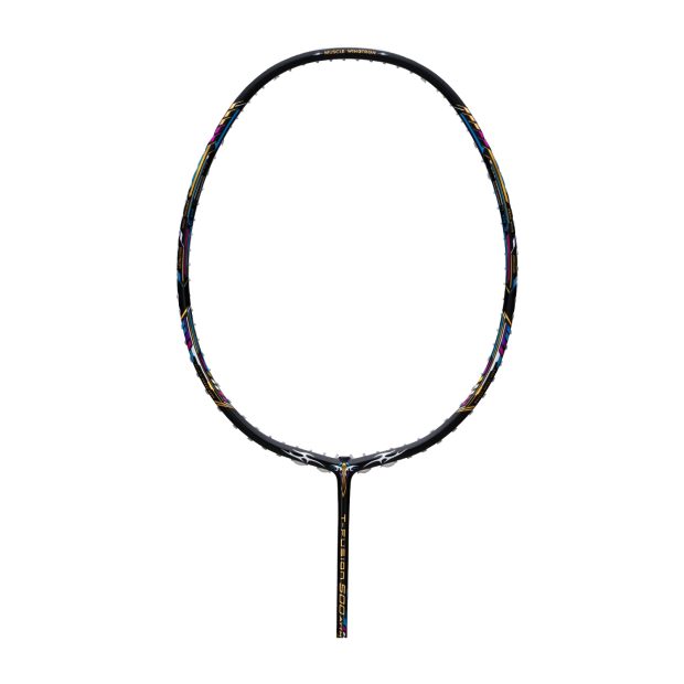 Hundred T-Fusion 500 ATTK Badminton Racket (Black/Charcoal)