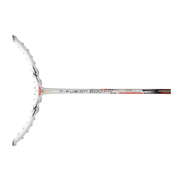 Hundred T-Fusion 500 ATTK Badminton Racket (White/Black)