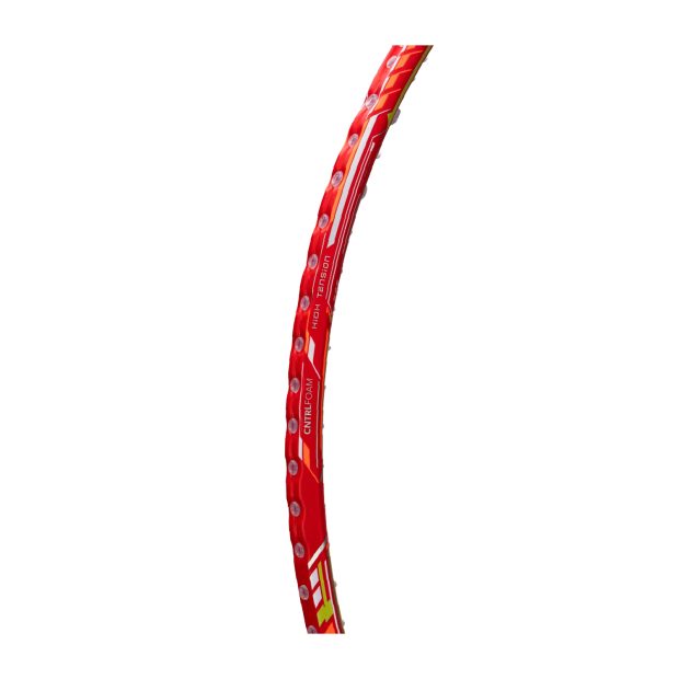 Hundred T-Fusion 500 CTRL Badminton Racket (Black/Red)