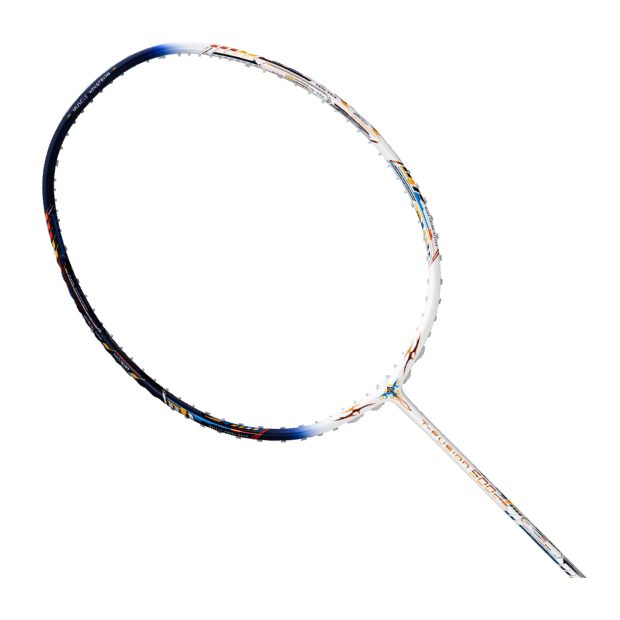 Hundred T-Fusion 500 CTRL Badminton Racket (White/Navy)