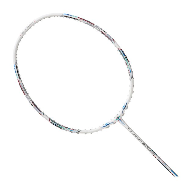 Hundred T-Fusion 500 Zoom Badminton Racket (White/Navy)