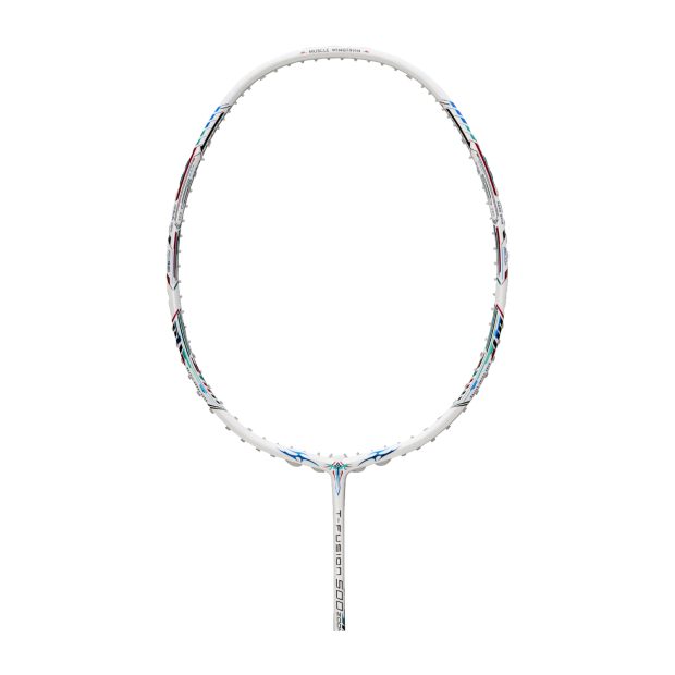 Hundred T-Fusion 500 Zoom Badminton Racket (White/Navy)