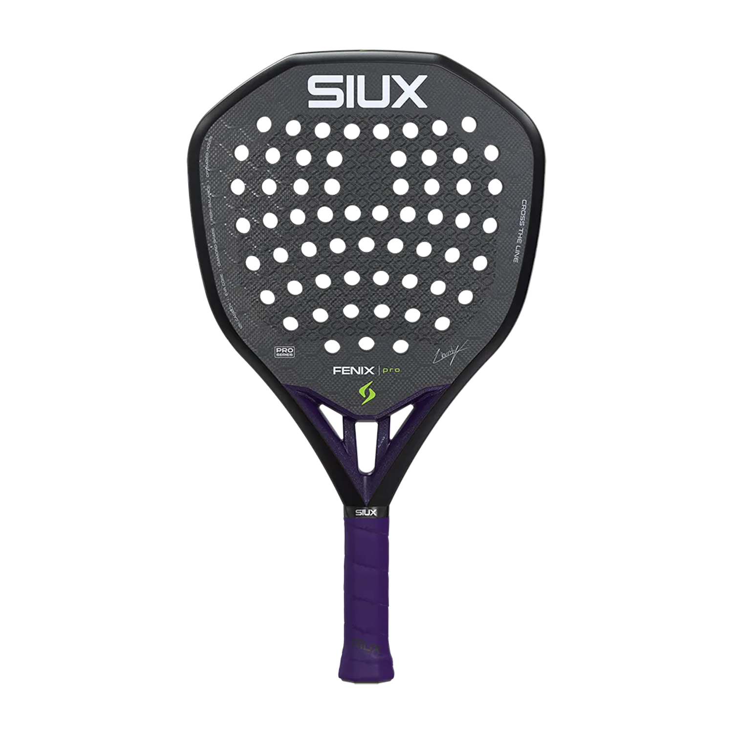SIUX Fenix Pro 6 Padel Racquet (Black)